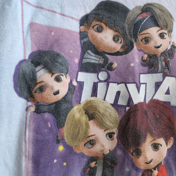 BTS TinyTAN Short Sleeve shirt size M - Picture 4 of 9